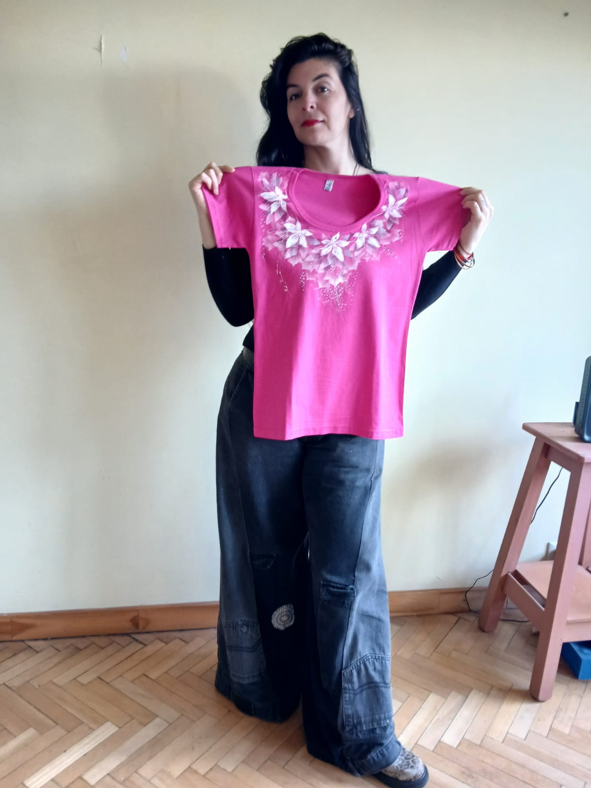 Fucsia bordado